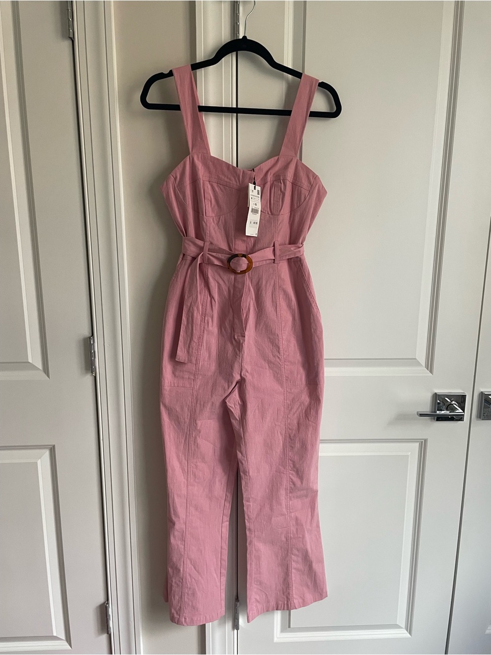 Zara Pink Bustier Jumpsuit